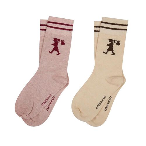 Karen Walker Runaway Girl Socks - 2 Pack